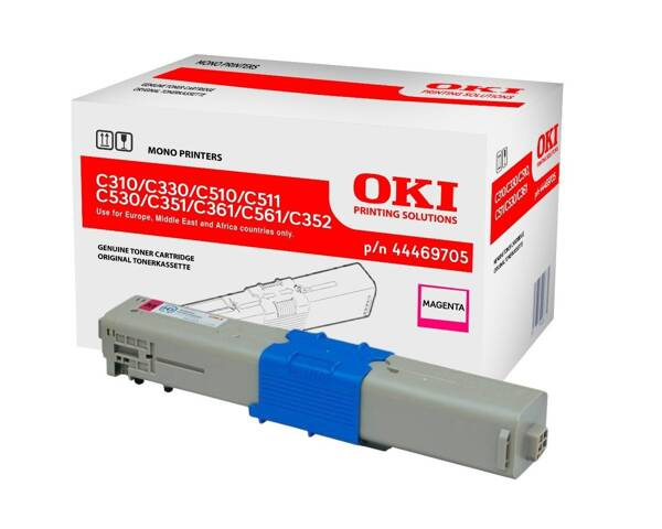 Oryginalny Toner 44469705 do OKI 2k Magenta