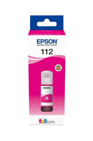 Oryginalny Tusz w butelce Magenta Epson 112 (T06C3, C13T06C34A 