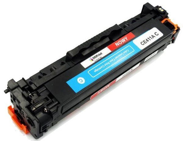 Toner zgodny z CE411A 2,6k Cyan marki DDPrint do HP LaserJet Pro M351a/M375nw/M451dn/M451dw/M451nw/M475dn/M475dw