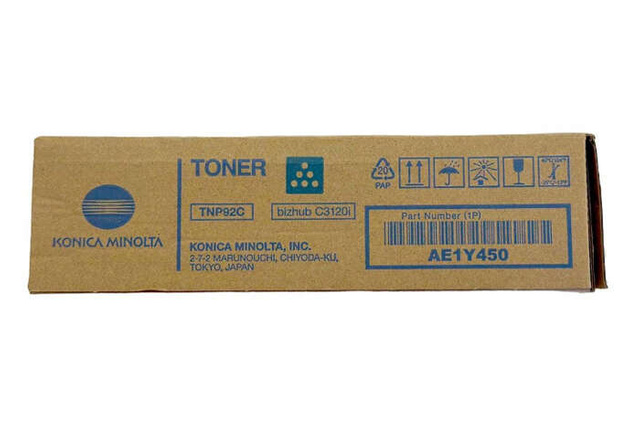 Oryginalny Toner Cyan Konica Minolta Bizhub C3120i (TNP92C, TNP-92C, AE1Y450)