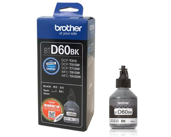 Brother Tusz BTD60BK Black 6,5K 108ml