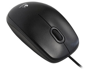 Mysz optyczna przewodowa Logitech  B100 (USB)