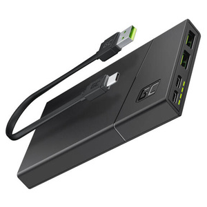 Powerbank Green Cell PowerPlay10s PBGC02S / 18 W / USB-A, USB-C / 10000 mAh