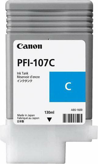 Oryginalny Tusz PFI-107C do Canon 130 ml Cyan 