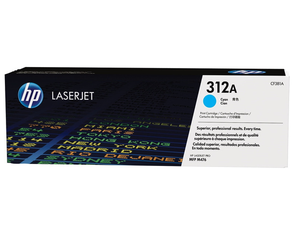 Oryginalny Toner HP 312A CF381A do HP Color 2.7k Cyan 