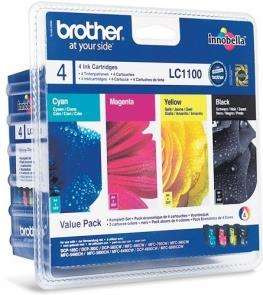 Brother Tusz LC1100 CMYK 4pack