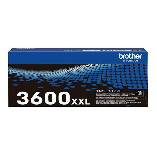 Oryginalny Toner Brother TN3600XXL, TN-3600XXL 11k Black do Brother L5510 L5210 L5215 L6210 L6410 L6415 L5710 L6710 L6910