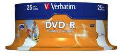 Verbatim DVD-R 16x 4,7GB 25p cake box