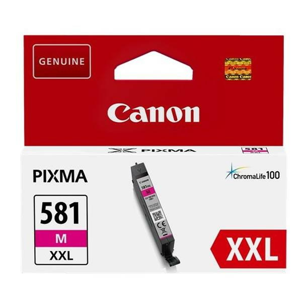 Oryginalny Tusz CLI-581Y XXL do Canon 11.7 ml Magenta do Canon PIXMA TR8550/TR7550/ TS6150/TS6151/TS6250/TS6251/TS8150/ TS8151/TS8152/TS8250/TS8251/TS8252/ TS9150/TS9155/TS9550/TS9551C