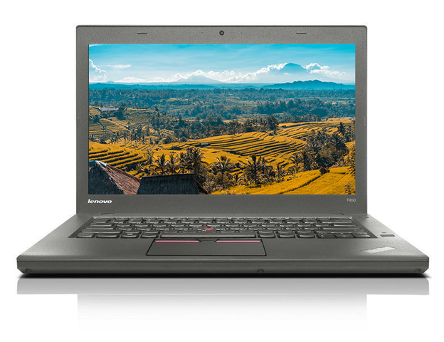 Poleasingowy Laptop Lenovo ThinkPad T450 Core i5 5300u (5-gen.) 2,3 GHz / 16 GB / 480 SSD / 14" / Win 10 Prof. (Update) + kamerka