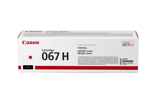 Oryginalny Toner Magenta Canon i-SENSYS LBP630C, MF650C series (CRG067H, CRG-067H, 5104C002)