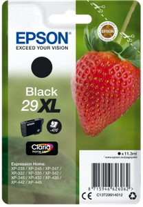 Oryginalny Tusz 29XL do Epson 11.3 ml Black do Epson XP-235/XP-245/XP-247/ XP-255/XP-257/XP-332/XP-335/ XP-342/XP-345/XP-352/XP-355/ XP-432/XP-435/XP-442/ XP-445/XP-452/XP-455