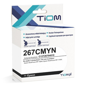 Zgodny Tusz Tiom Ti-E267CMYN zamiennik Epson 267CMYN | C13T26704010 | 7ml | color