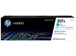 Oryginalny Toner HP 207X W2211X 2.4k Cyan do HP Color LaserJet Pro M255dw/M255nw/M282nw/M283cdw/M283fdn/M283fdw