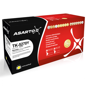 Zgodny z Kyocera TK5270Y | TK-5270Y | 6000 str. | yellow toner marki Asarto do Kyocera Mita Ecosys M6230cidn/M6630cidn/P6230cdn