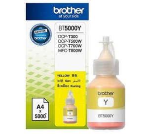 Brother Tusz BT5000Y Yellow 5K do Brother DCP-T220/T300/T310/T420W/ T425W/T500W/T510W/T520W/ T525W/T700W/T710W/T720W/ MFC-T800W/T910DW/T920DW