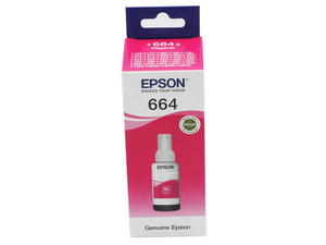 Oryginalny Tusz Epson T6643 do Epson EcoTank 70 ml Magenta