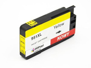 Zamiennik HP 951XL Yellow 30ml tusz marki DDPrint do HP OfficeJet Pro 251 / 276 / 8100 / 8600 / 8610 / 8615 / 8616 / 8620 / 8625