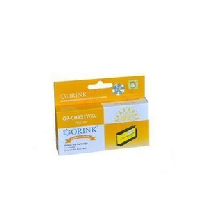 Zamiennik HP 951XL Y 30ml Yellow tusz marki Orink do HP OfficeJet Pro 251 / 276 / 8100 / 8600 / 8610 / 8615 / 8616 / 8620 / 8625