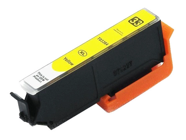 Zamiennik Epson 33XL T3364 16ml Yellow tusz marki DDPrint do Epson XP530 XP540 XP630 XP635 XP640 XP645 XP830 XP900