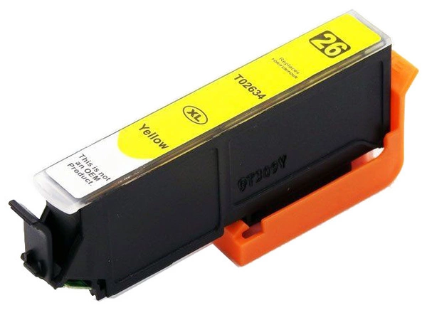 Zamiennik Epson T2634 Yellow 14ml tusz marki DDPrint do Epson XP510 XP520 XP600 XP605 XP610 XP615 XP620 XP625n XP700 XP710 XP720 XP800 XP810 XP820