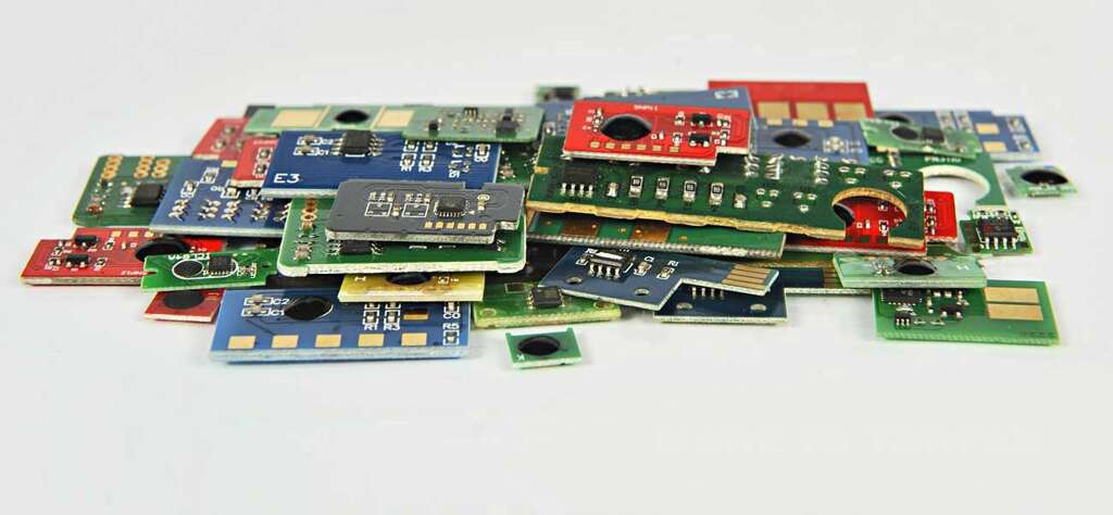 Chip Yellow Kyocera TK8515, TK-8515Y (1T02NDANL0)