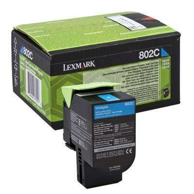 Lexmark Toner 80C2SC0 Cyan 2K