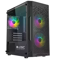 Nowy gamingowy Logic Aramis czarny ARGB MINI AMD Ryzen 5 4500 3,6 GHz / 16 GB / 480 SSD / Win 11 + Nvidia GTX 1650 [4GB]