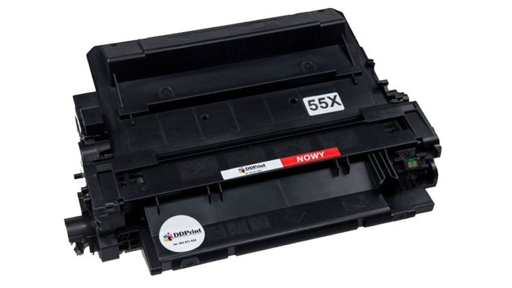 Nowy zamiennik HP 55X CE255X 12,5k Black toner marki DDPrint do HP P3015 P3015d P3015dn P3015x M525dn M525f M521dn