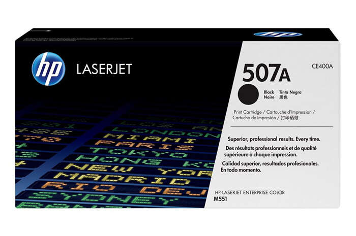 Oryginalny Toner Black HP LaserJet Enterprise 500 Color M551, M575, Pro 500 M570 (507A CE400A) 