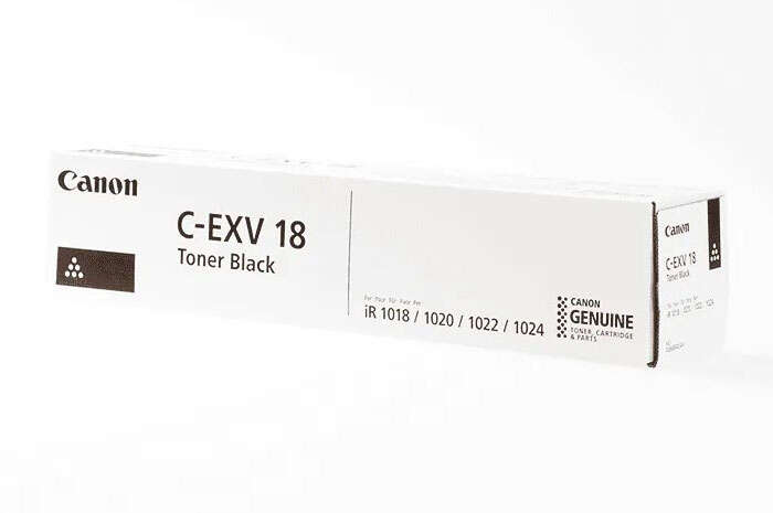 Oryginalny Toner Czarny Canon iR1018, iR1020, iR1022, iR1024 (C-EXV18, CEXV18, 0386B002)