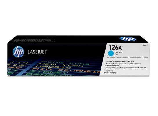 Oryginalny Toner HP 126A CE311A do HP 1k Cyan 