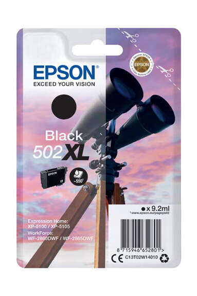 Oryginalny Tusz Black Epson 502XL (T02W1, C13T02W14010)