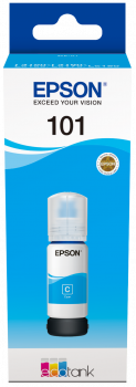 Oryginalny Tusz Epson 101 70ml Cyan do Epson EcoTank L4150 L4160 L4260 L4266 L6260 L6266 L6270 L6276 L14150