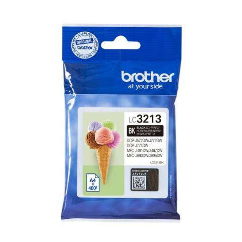 Oryginalny Tusz LC3213BK do Brother 0.4k Black 