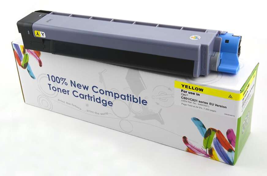 Toner Cartridge Web Yellow OKI C8600/C8800 zamiennik 43487709 