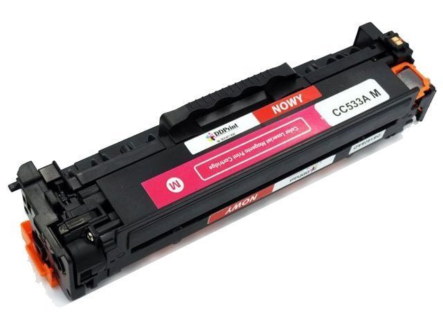 Toner zamienny HP CC533A 2,8K Magenta marki DDPrint do HP Color LaserJet CP2025 CP2025dn CP2025n CM2320fxi CM2320nf