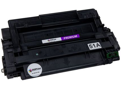 Zamiennik HP 51A Q7551A 6K Black toner marki DDPrint Premium do HP P3005 P3005d P3005dn P3005n P3005x M3027 MFP M3027x M3035 M3035xs