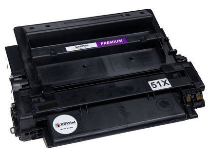 Zamiennik HP 51X Q7551X 12K Black toner marki DDPrint Premium do HP P3005 P3005d P3005dn P3005n P3005x M3027 MFP M3027x M3035 M3035xs