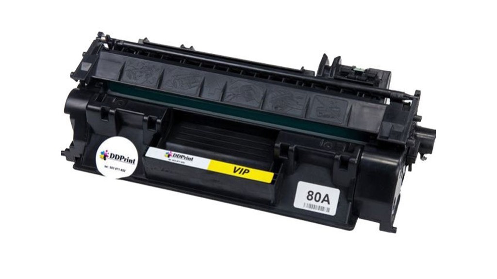 Zamiennik HP 80A CF280A 3K Black toner marki DDPrint VIP do HP LaserJet Pro 400 M401dn M401dne M401a M401d M425