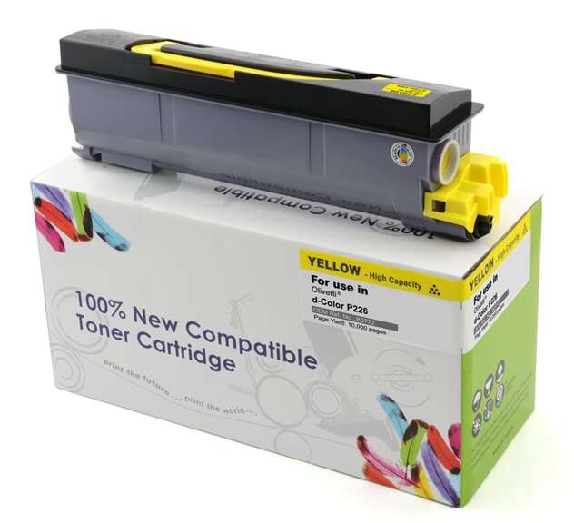 Zamiennik OLIVETTI B0772 10k Yellow toner marki Cartridge Web do D-Color P226