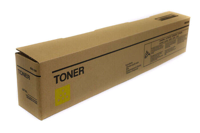 Zamiennik TN324Y, TN512Y (chemical powder) 26k Yellow toner marki Clear Box do Bizhub C258 C308 C368 C454 C554