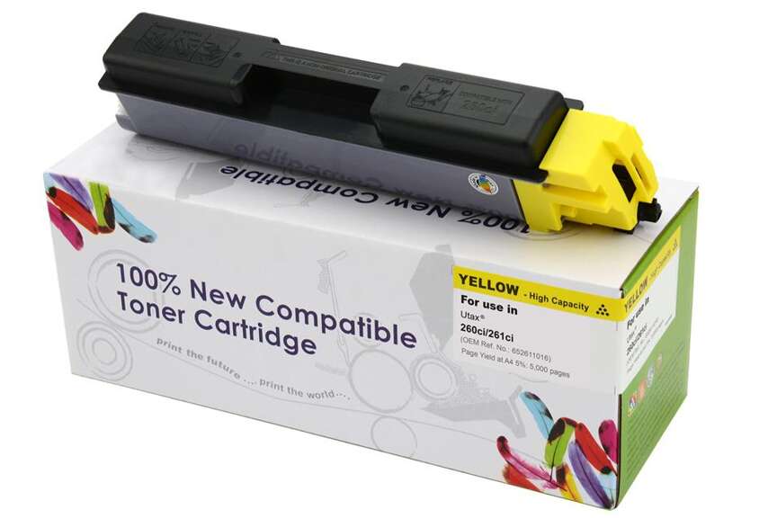 Zamiennik UTAX 652611016 5k Yellow toner marki Cartridge Web do UTAX 260CI 261CI