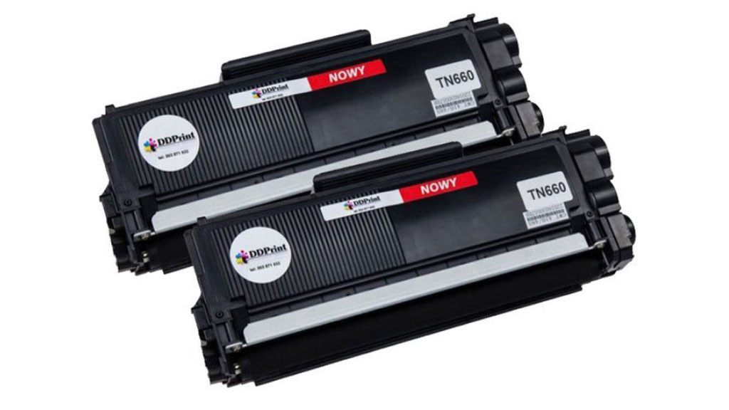 Zestaw 2x toner zamiennik DDPrint TN2320 Czarny 2.6K do Brother L2300, L2340, L2360, L2500, L2520, L2700, L2520DW, L2740