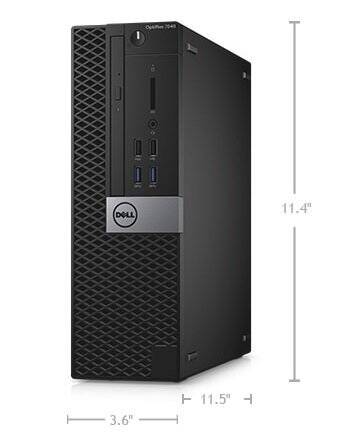 Dell Optiplex 7040 SFF Core i5 6500 (6-gen.) 3,2 GHz / 16 GB / 120 SSD / Win 10 Prof. (Update)