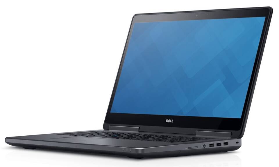 Dell Precision 7720 Core i7 7700HQ (7-gen.) 2,8 GHz / 8 GB / 480 SSD / 17,3'' FullHD / Win 10 Pro + Nvidia Quadro M1200