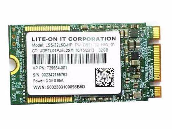 Dysk SSD NVMe NGFF / Lite-On LSS-32L6G-HP / 32 GB / M.2 PCIe 3.0