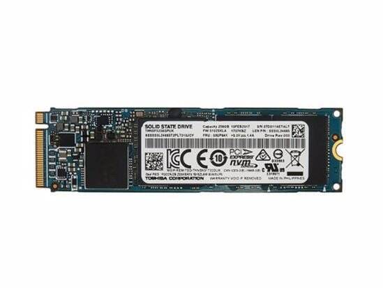 Dysk SSD NVMe / Toshiba THNSF5256GPUK / 256 GB / M.2 PCIe 3.0