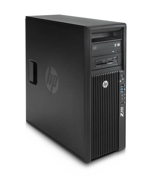 HP Workstation Z420 Tower Xeon E5-2660 v2 2,2 GHz (10 rdzeni)  / 8 GB / 480 SSD / Win 10 Prof. (Update) + Nvidia GeForce GTX 1660 Ti