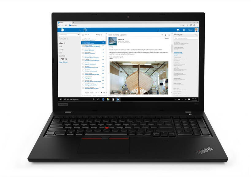 Laptop Poleasingowy Lenovo ThinkPad L590 Core i5 8365U (8-gen.) 1,6 GHz / 64 GB / 480 SSD / 15,6" FullHD / Win 11 Pro